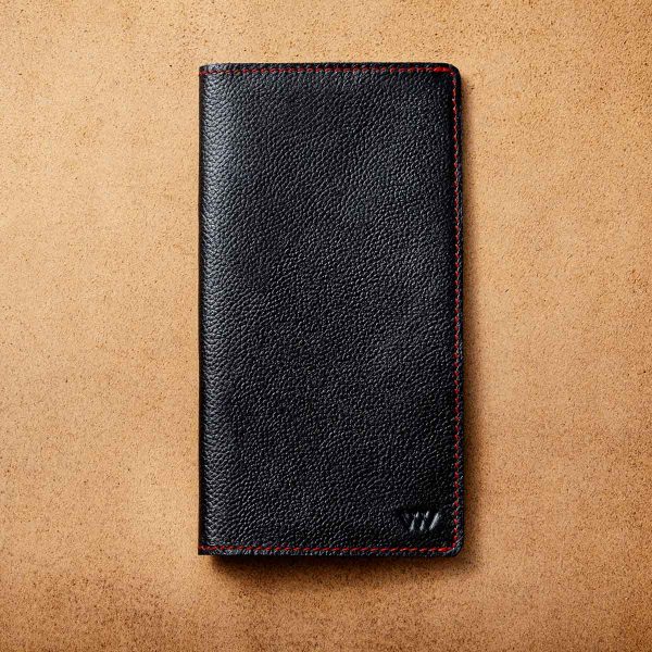 leather long wallet