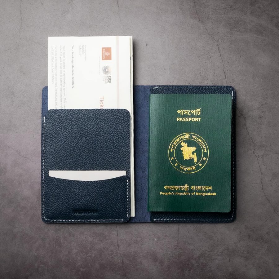 leather passport holder