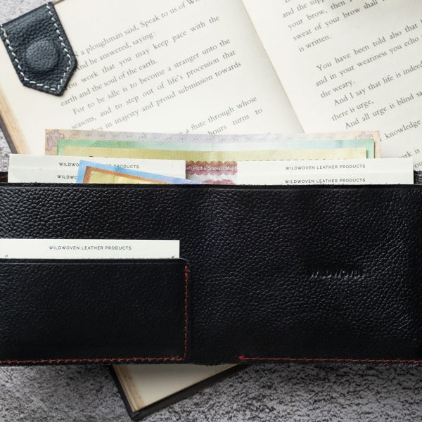 simple leather wallet