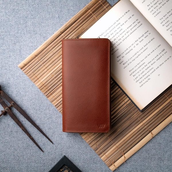 leather long wallet bd