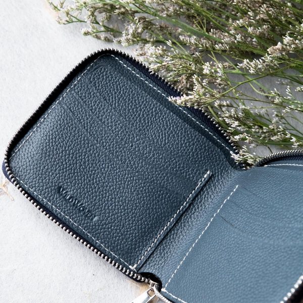 leather zipper wallet