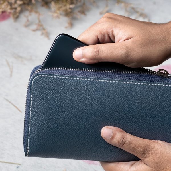 original genuine leather zipper long wallet for men women best selling highest quality top gift bangladesh dhaka bd