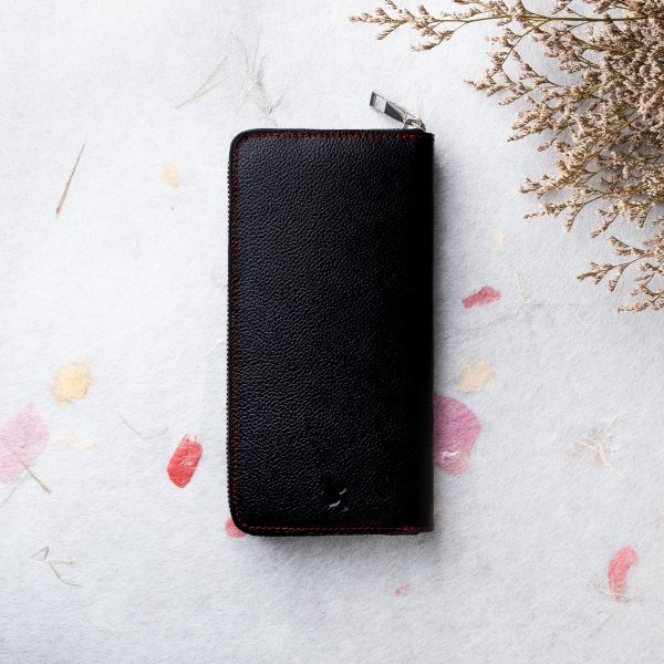 original genuine leather zipper long wallet for men women best selling highest quality top gift bangladesh dhaka bd