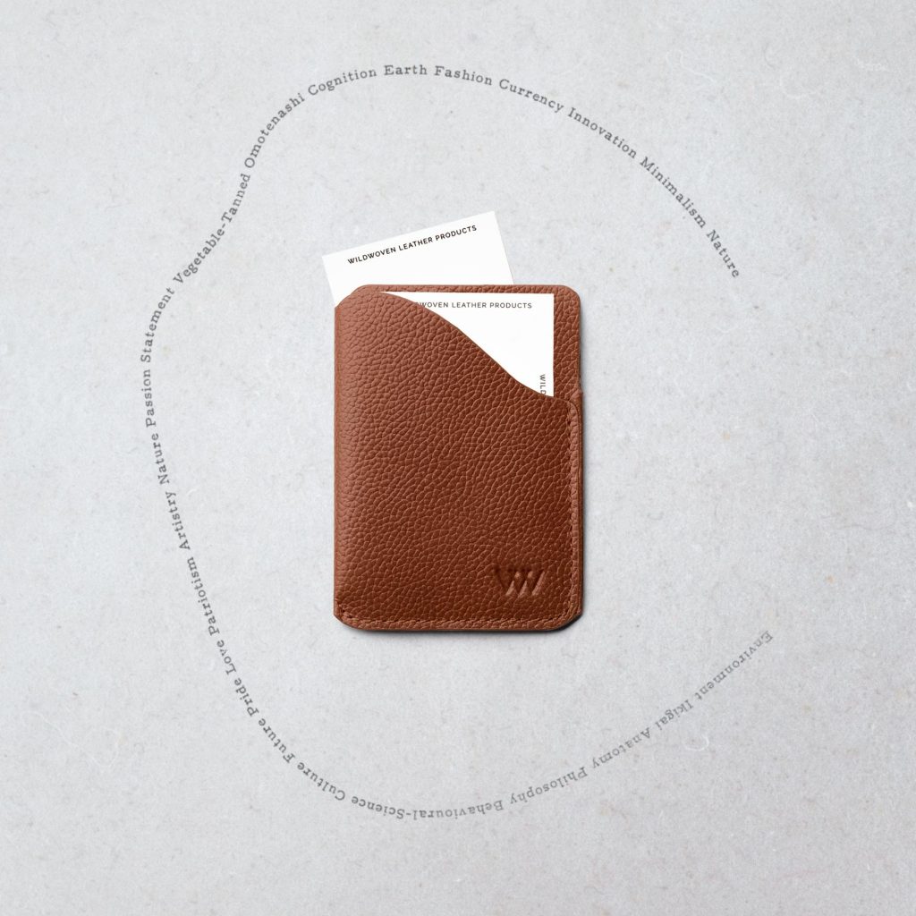 Card Holder Jay - Cognac - WildWoven Leather Products