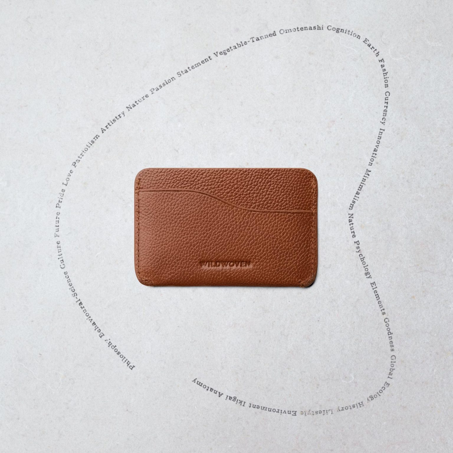 Card Holder Soho - Cognac - WildWoven Leather Products