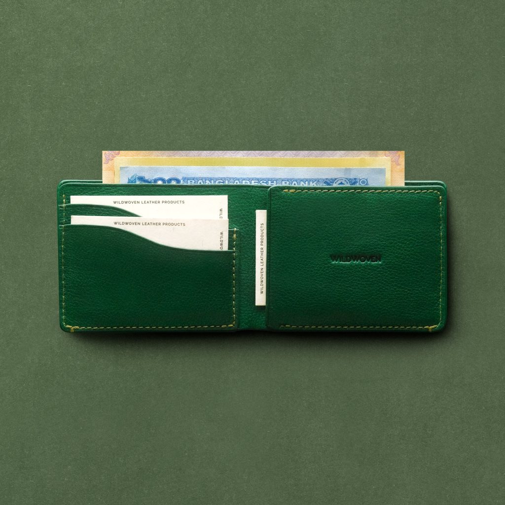 Yuki - Front Pocket Bifold Wallet - WildWoven Leather Products